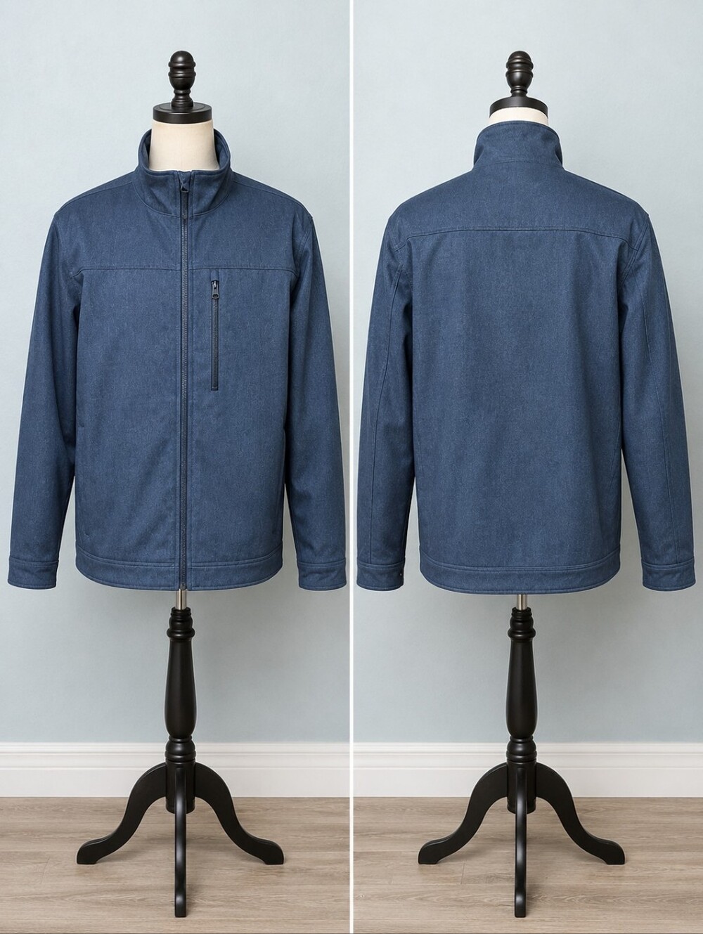 Blue Kirkland Signature Men’s Softshell Jacket - Blue, XXL